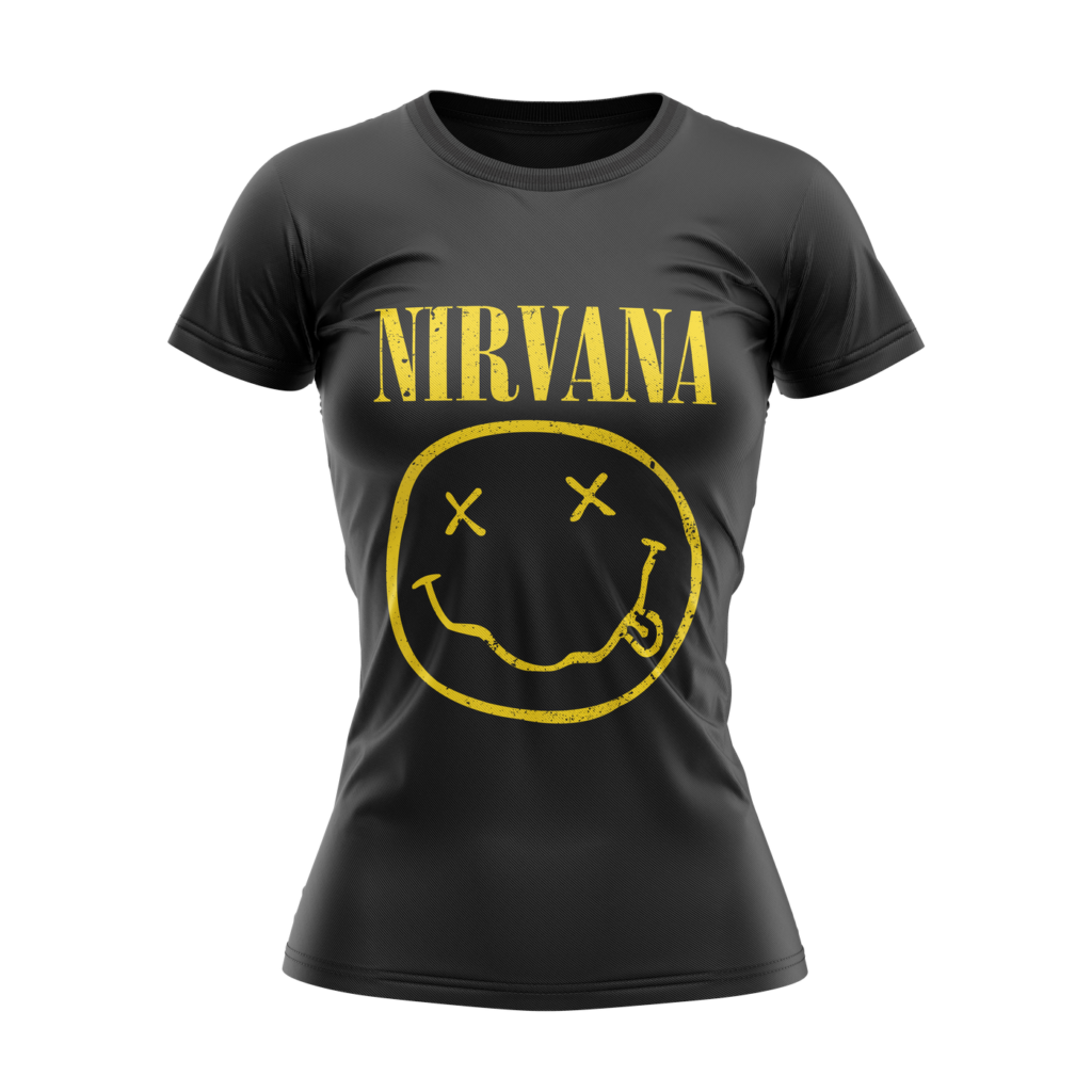 Camiseta de best sale nirvana mujer