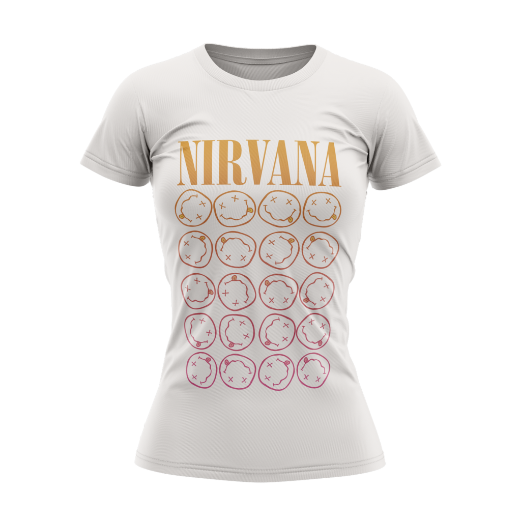 Camiseta de best sale nirvana mujer