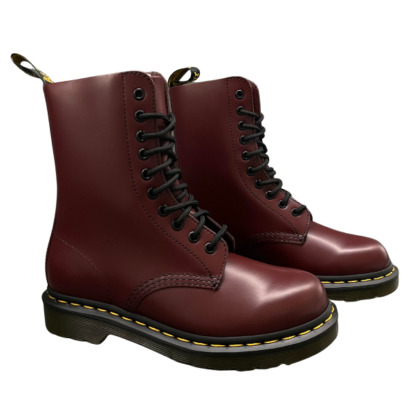 Dr. Martens 1490 Cherry Red Smooth Leather