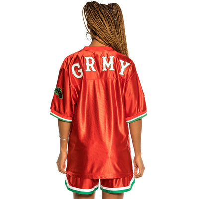 Grimey Football Jersey Red